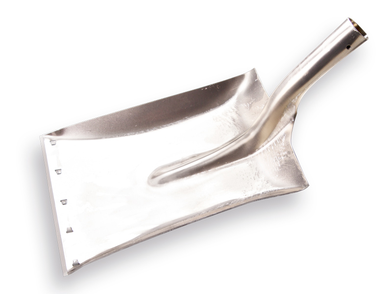 Ballastschop aluminium nr. 4 met strip zonder steel