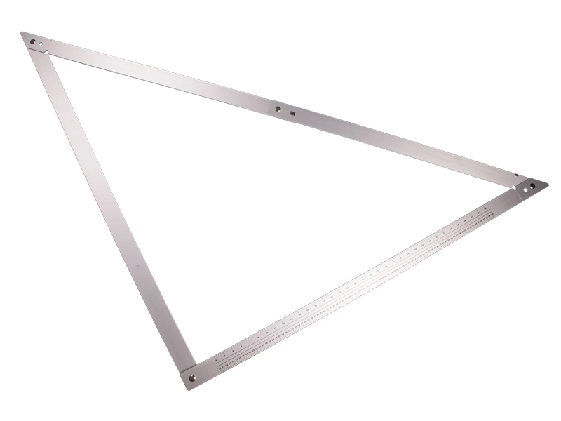 LABORA opvouwbare aluminium vouwhaak in nylon draagtas, afmeting 120x120 cm