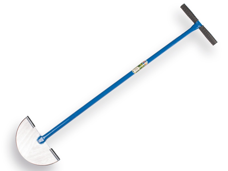 Graskantsteker Gesmeed Blauw met metalen buissteel