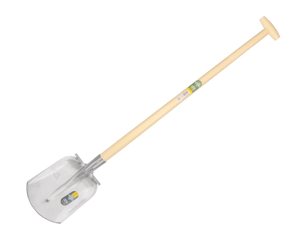 Steekbats Atlas Diamant 1/4 000, gehard, gepolijst RONDE OPSTAP met ATLAS schopsteel 100 cm.