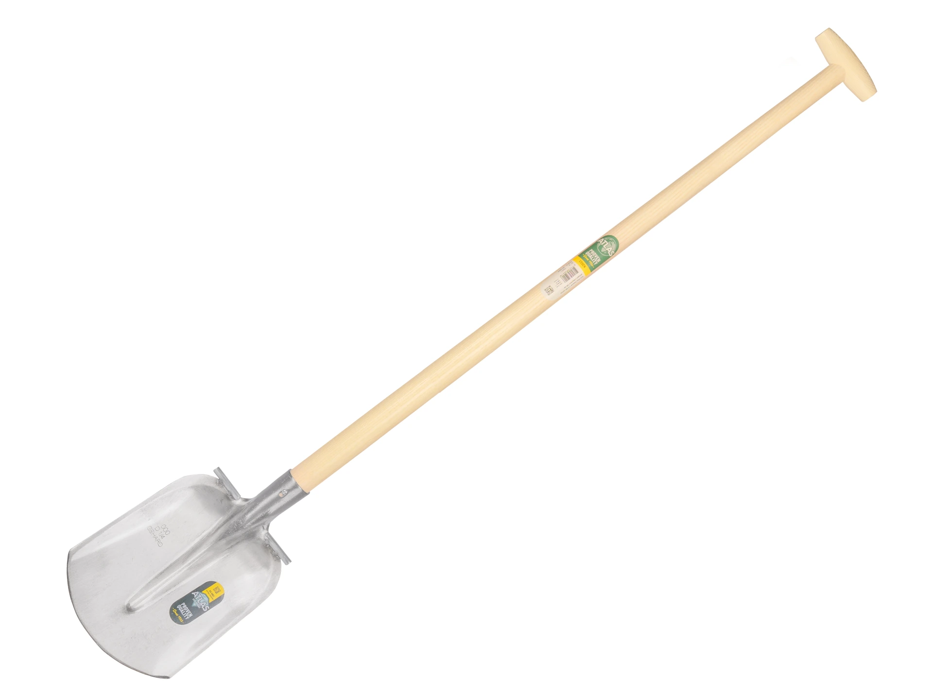 steekbats atlas diamant met ronde opstap,  met schopsteel 110cm 1/4 000