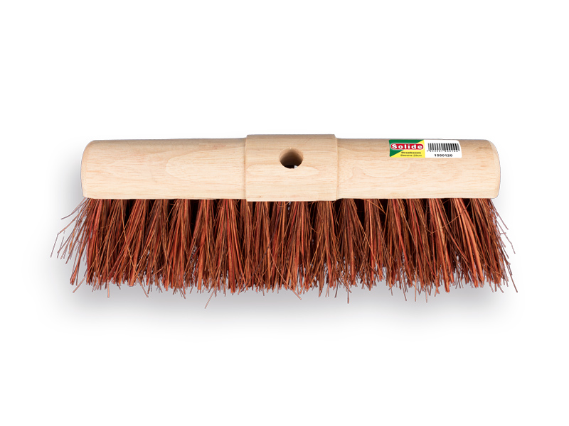 [8712129504018] wegenbouwbezem solide bassine 45 cm met ronde kap