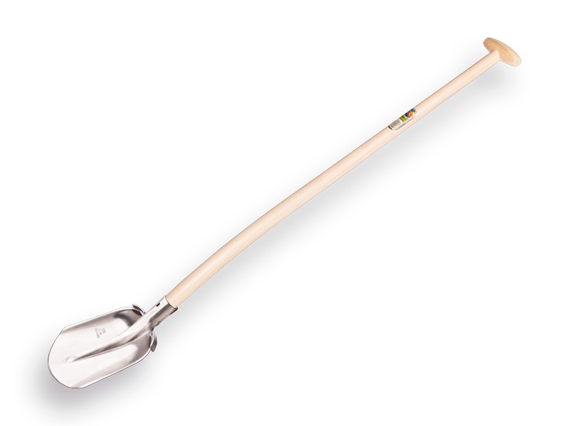 Steekbats Atlas Diamant 1/4 000, gehard, gepolijst met platte gebogen opstap met ATLAS schopsteel 110 cm