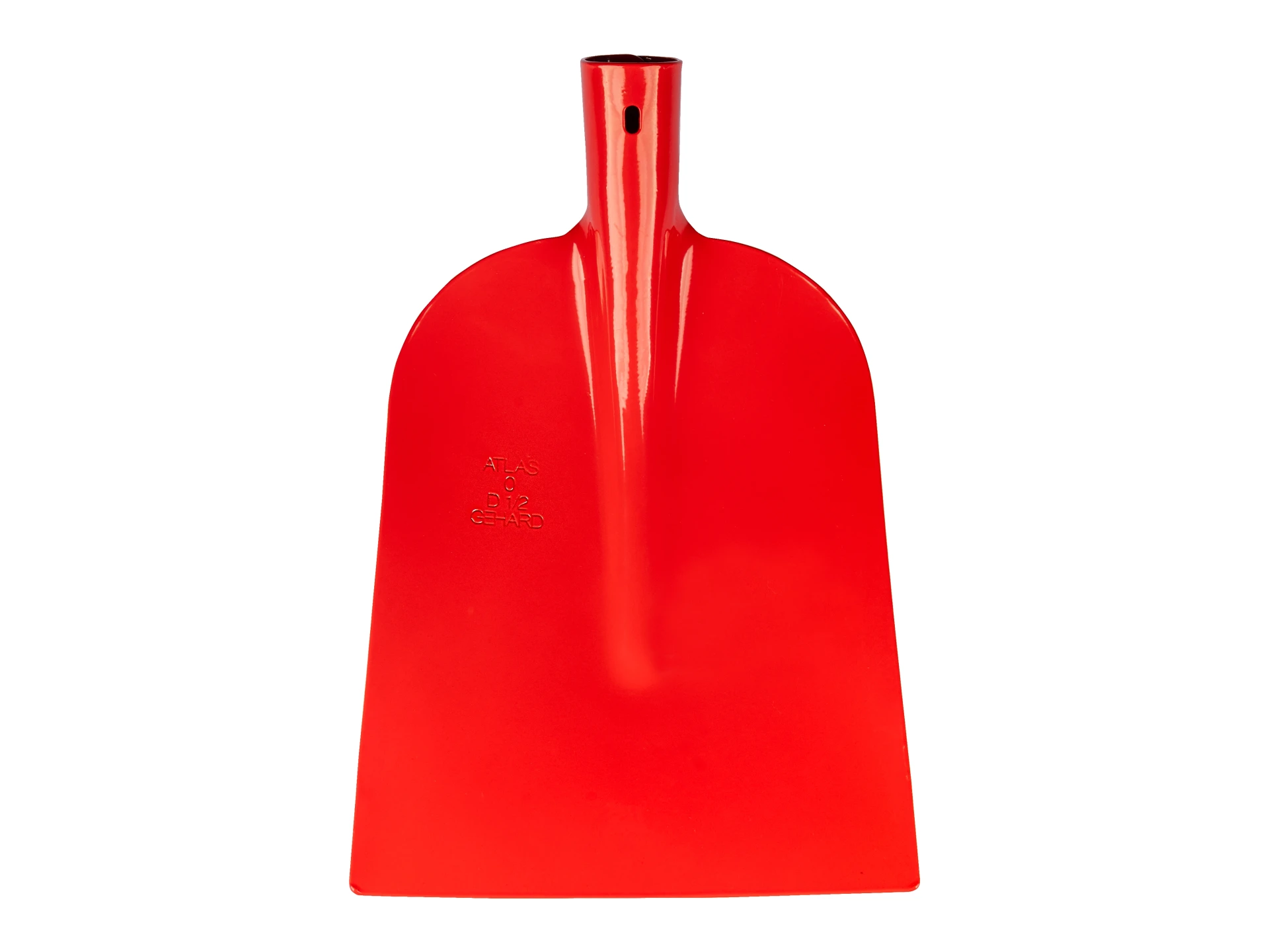 betonschop rood gelakt, gehard