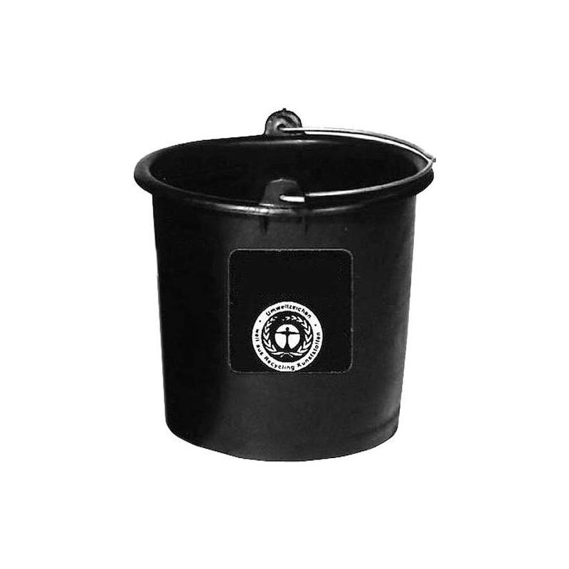 Bouwemmer ZWART GRIPLINE 20 liter met hengsel