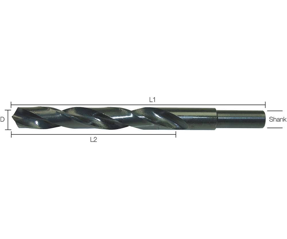 [AD101550-1] Spiraalboor DIN338 HSS-R 15.5mm Afgedraaid 13mm, p/st in etui