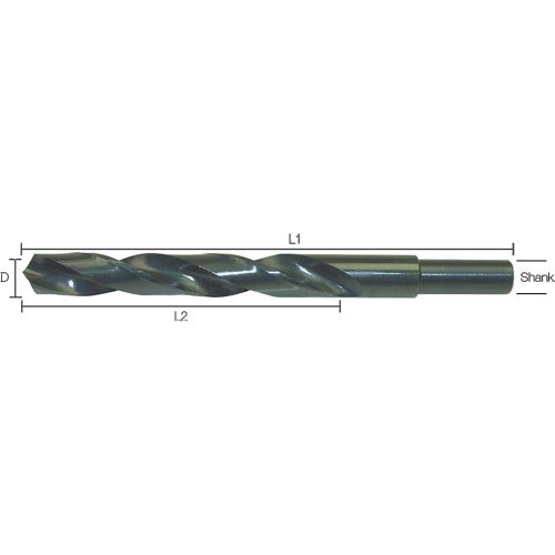 [AA413160] Spiraalboor DIN338 HSS-R 16mm, schacht 13mm, per stuk in etui