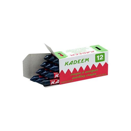 KADEEM merk krijt kleur blauw