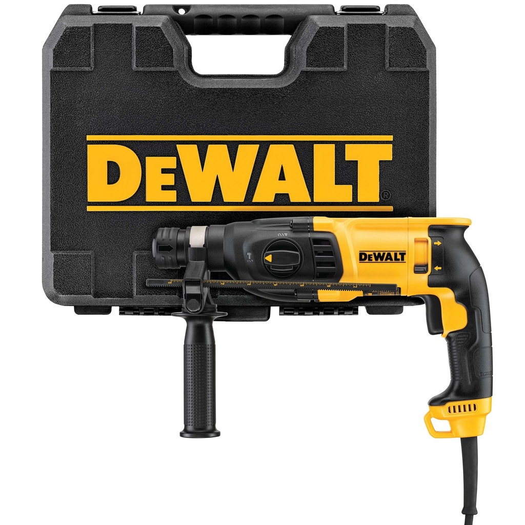 [D25133K] Dewalt D25133K 800W SDS-PLUS COMBIHAMER 2.6J
Geleverd in TSTAK koffer