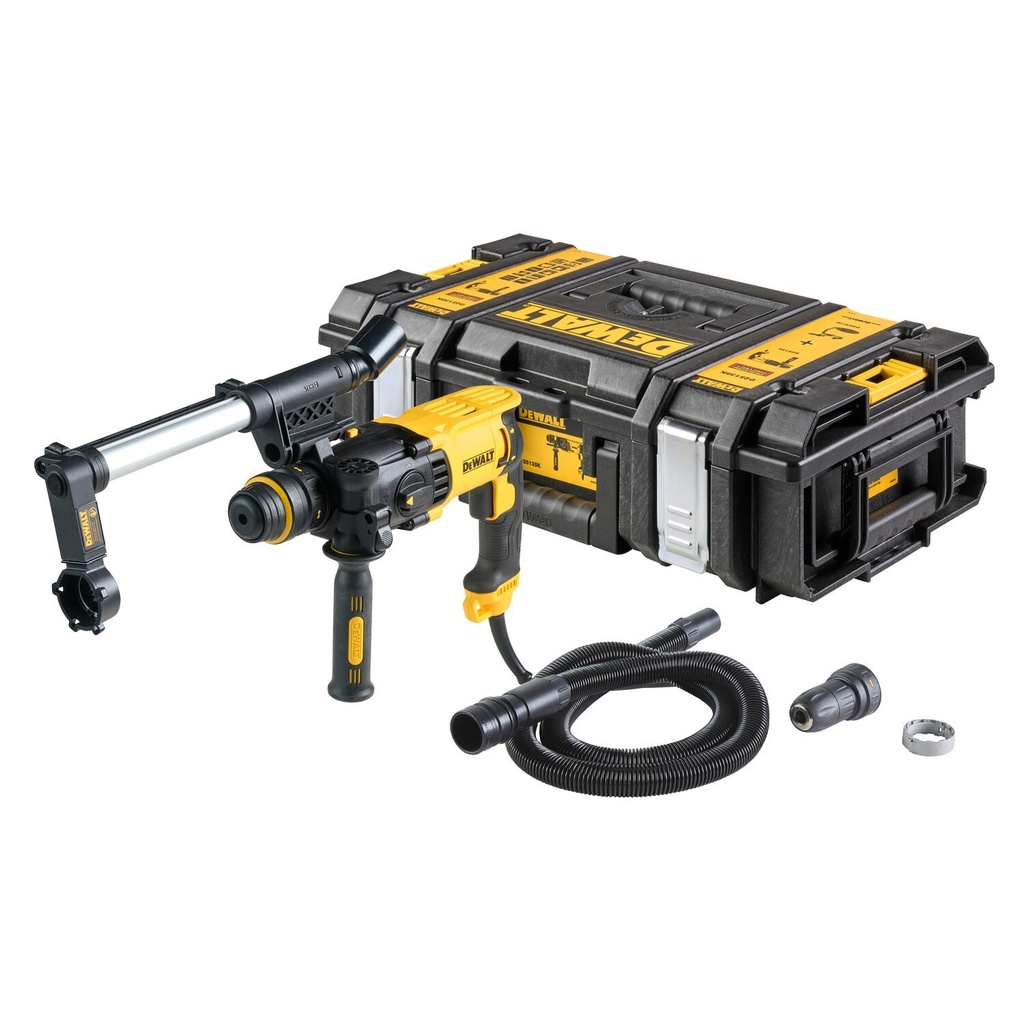 Dewalt D25135K 800W SDS-PLUS COMBIHAMER 2.8J 
Incl. afneembare snelwisselboorkop en stofafzuigsysteem
Geleverd in TSTAK koffer