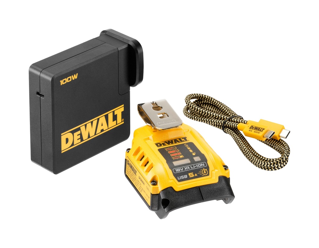 Dewalt DCB094K 18V XR USB laadadapter
