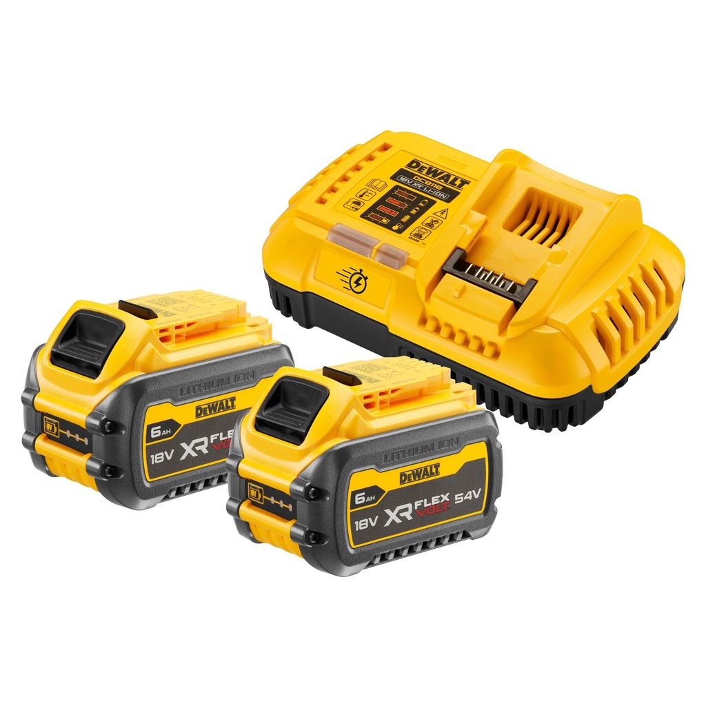 [DCB118T2] Dewalt DCB118X2  2× XR FLEXVOLT 6.0Ah accu's
en snellader_x000D_