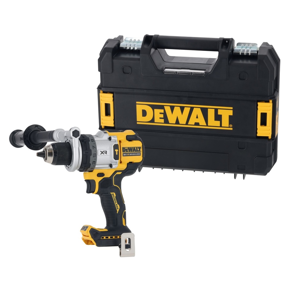 [DCD1007NT] DeWalt DCD1007NT-XJ  Schroef/klopboormachine 18V brushless motor
Geleverd zonder accu's en lader in een TSTAK koffer
