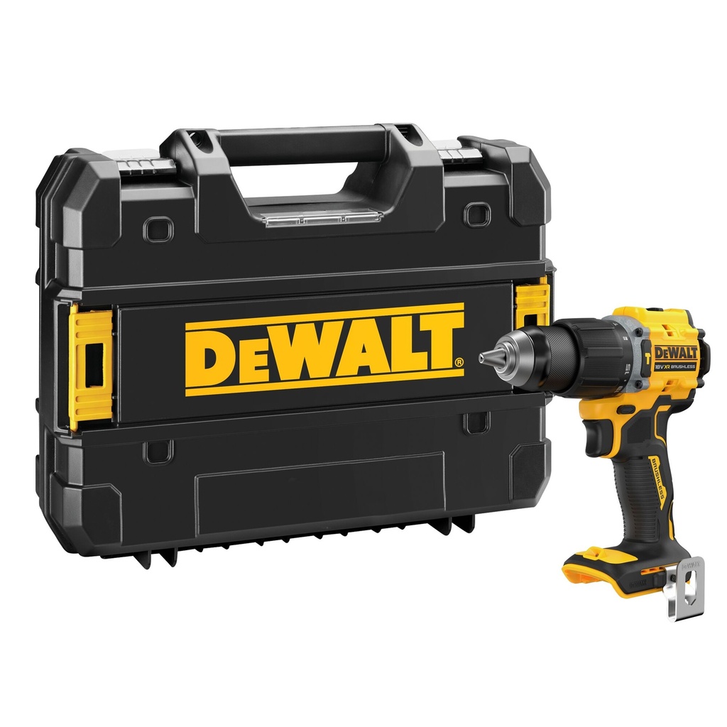 Dewalt DCD799NT 18V XR BRUSHLESS COMPACTE SCHROEF-/KLOPBOORMACHINE
geleverd zonder accu's en zonder lader