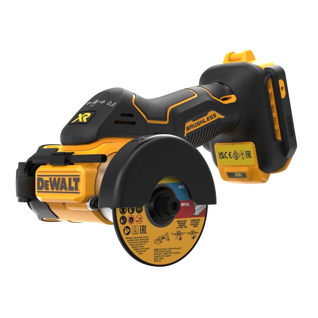 [DCS438N] Dewalt DCS438N 18V XR BRUSHLESS 76MM COMPACTE DOORSLIJPMACHINE
zonder accu’s en lader in TSTAK koffer