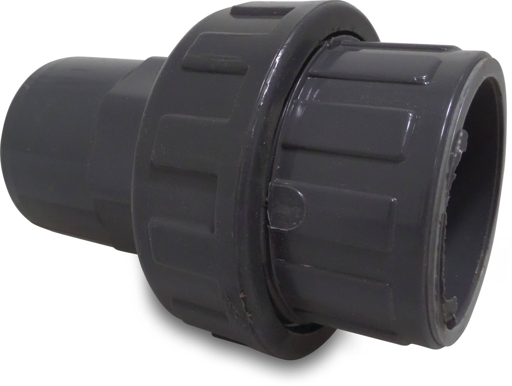 [0100430] Profec Koppeling PVC-U 50 mm lijmmof x spie 10bar DN40 grijs
