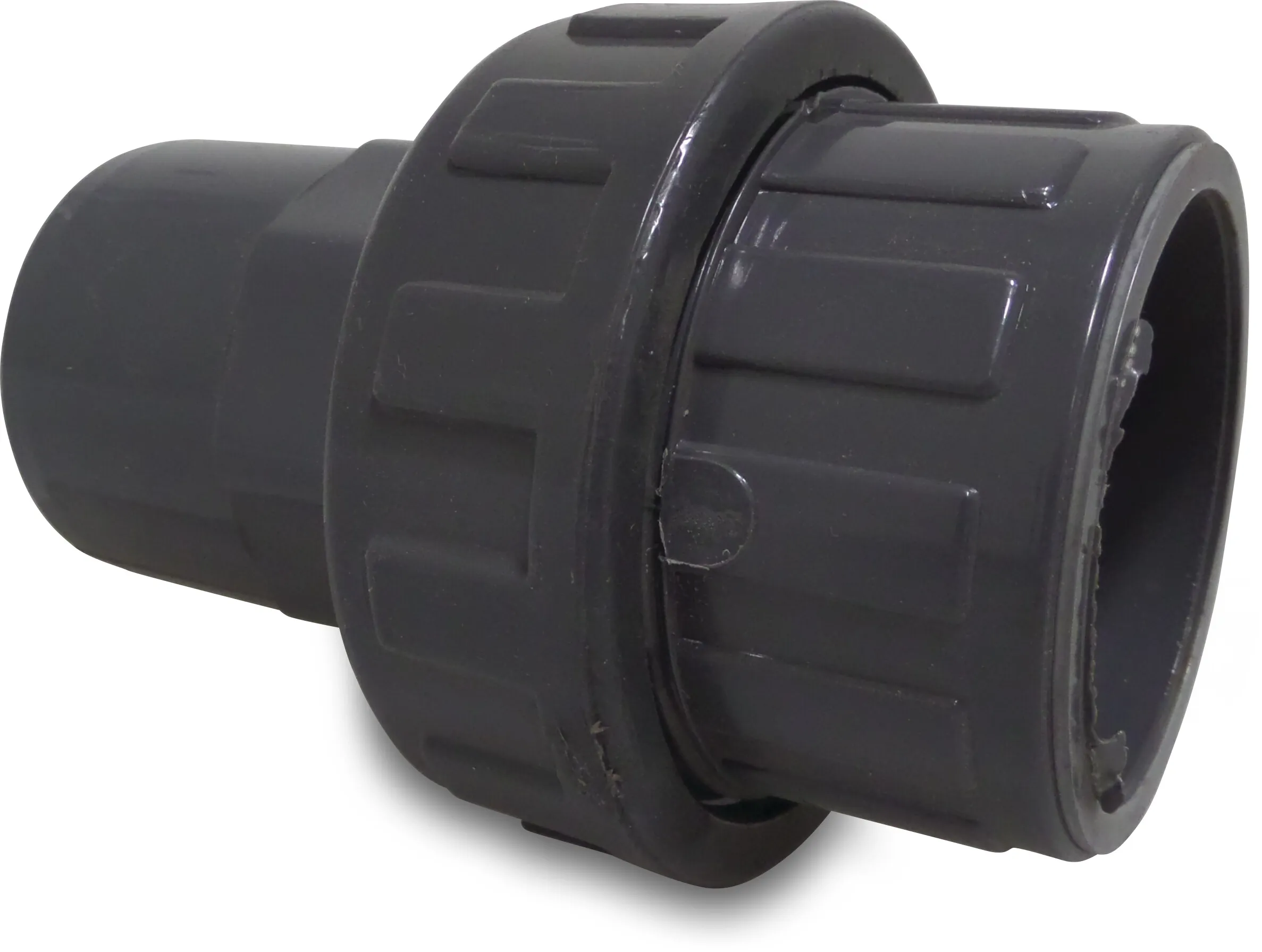 [0100431] Profec Koppeling PVC-U 63 mm lijmmof x spie 10bar DN50 grijs