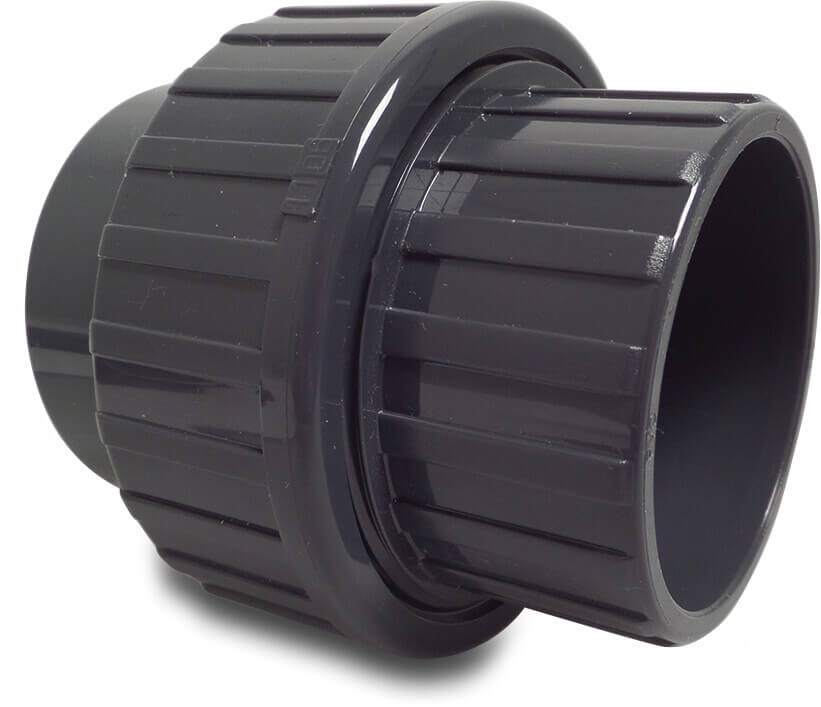 [0110074] Profec Koppeling PVC-U 40 mm lijmmof 10bar grijs
